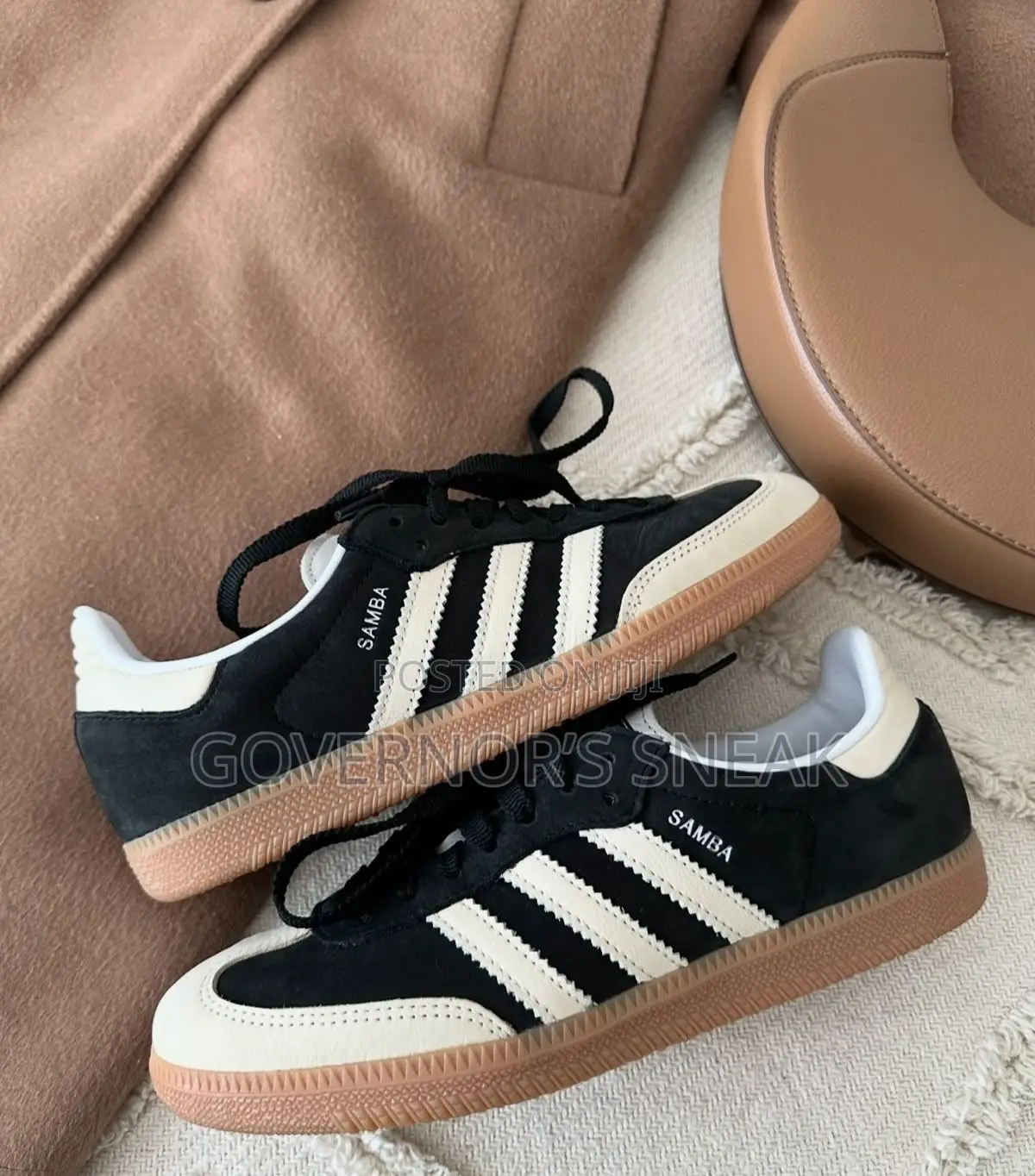 Adidas Samba Black & Cream