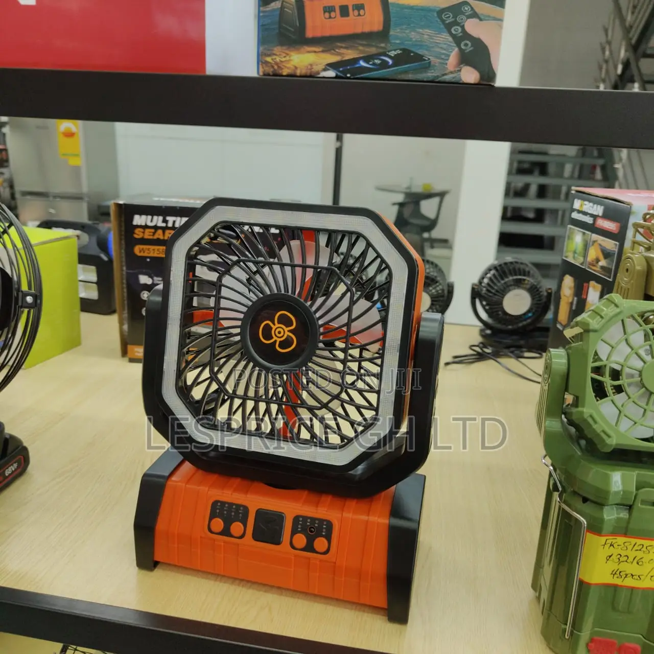 Magnificently Unique Morgan 4-Speed Multipurpose Rechargeable Fan