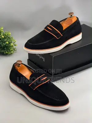 Stylish TIMBERLAND Men's Black Suede Casual Loafers