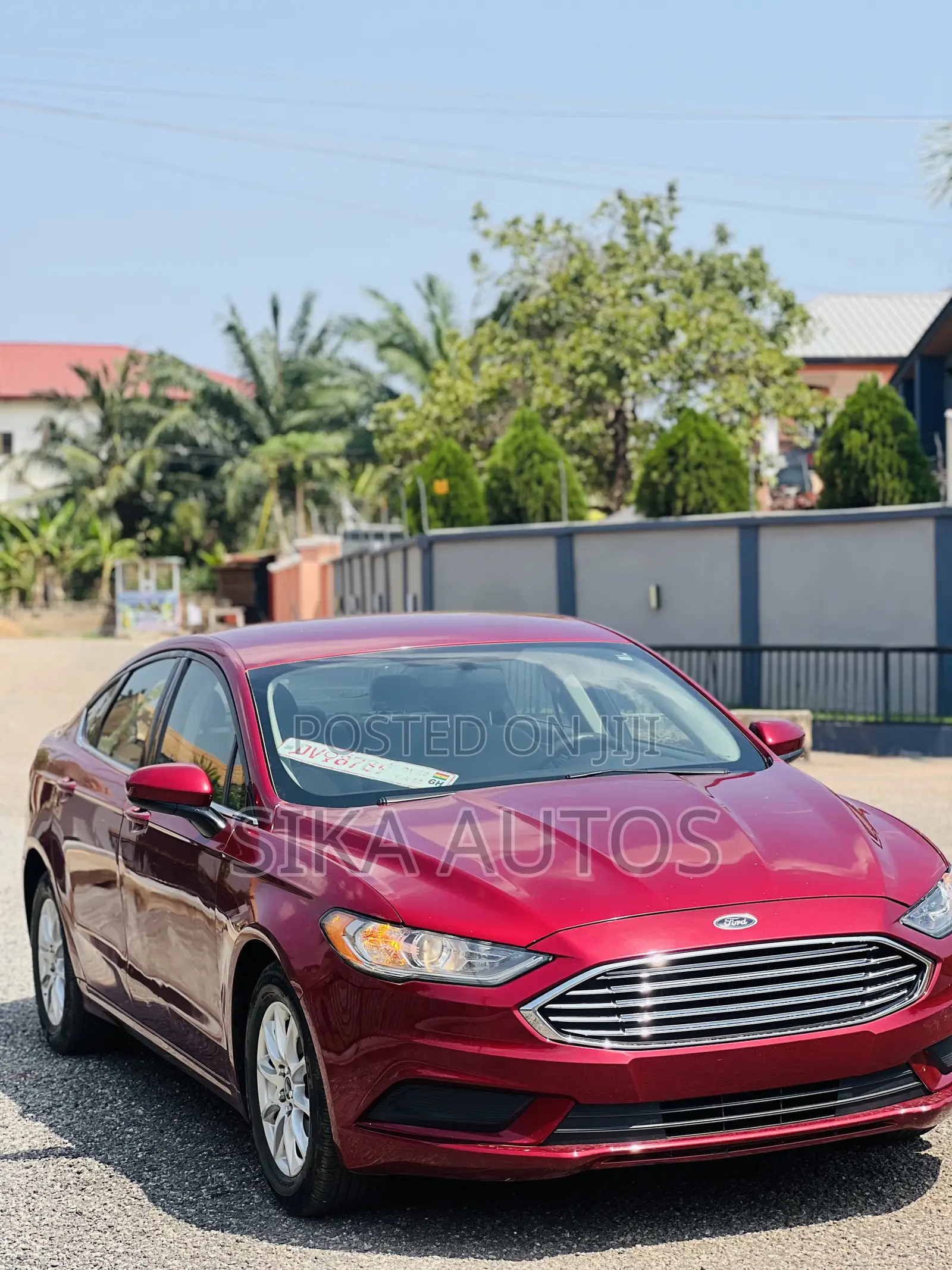 Ford Fusion SE AWD 2017 Red
