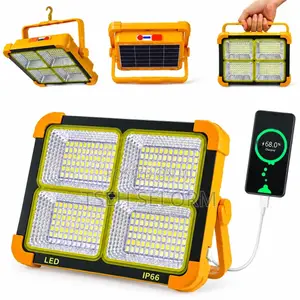 Solar-Powered LED Light With Mobile Phone Charging and Power Bank