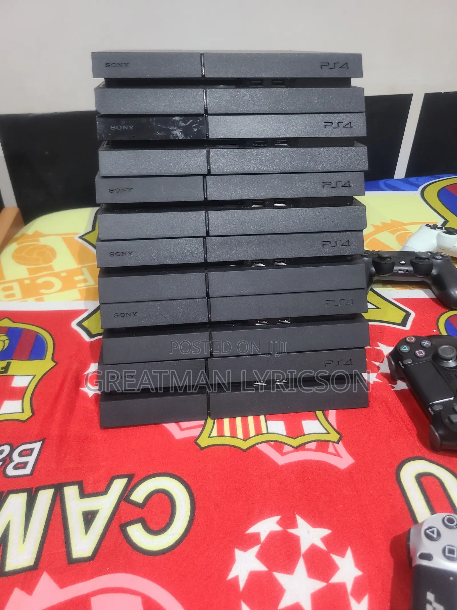 PS4 Slim Empty Console Without a Controller