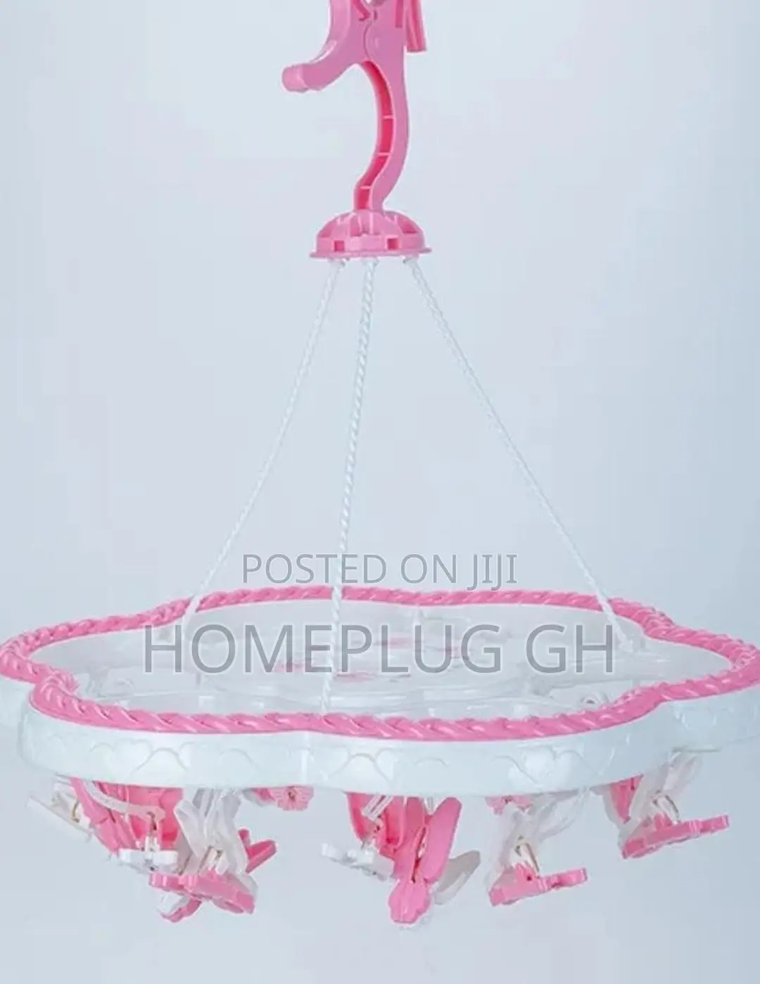 Hanging Laundry Drying Rack With Pegs