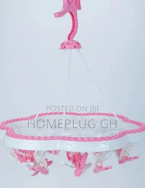 Hanging Laundry Drying Rack With Pegs