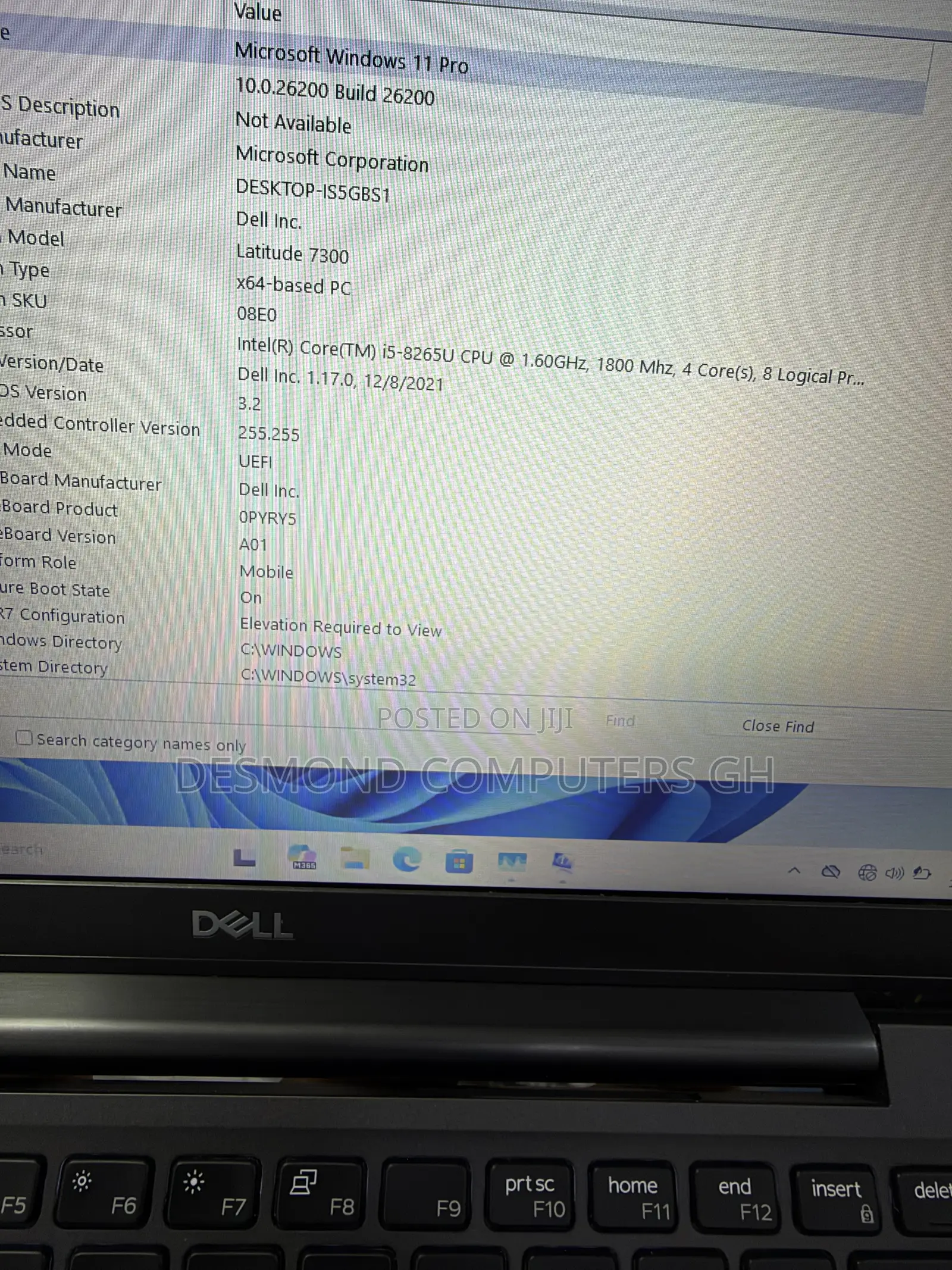 Laptop Dell Latitude 7300 16GB Intel Core i5 SSD 256GB