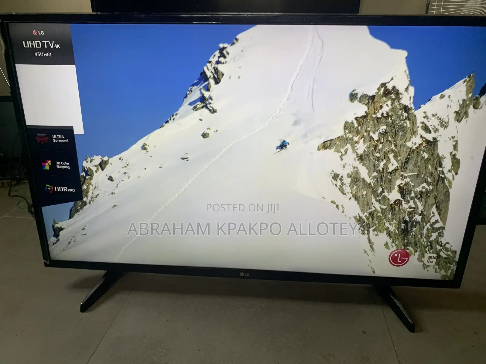 LG 4k 43” Smart TV (Full Digital)