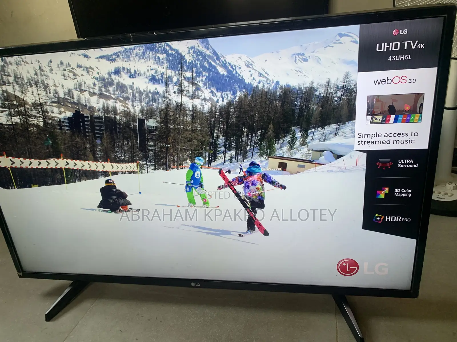 LG 4k 43” Smart TV (Full Digital)