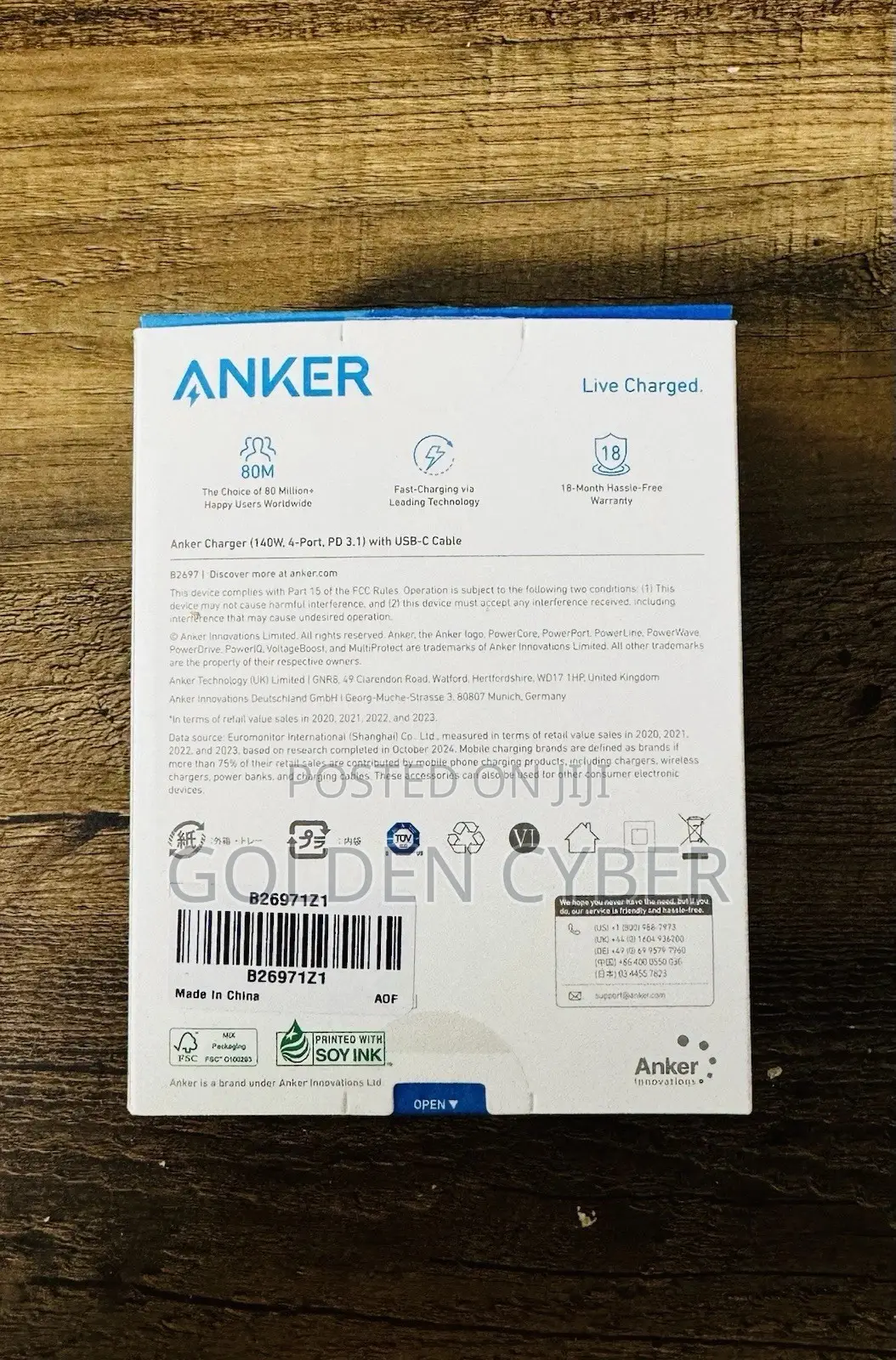 Anker 140w Charger With Cable