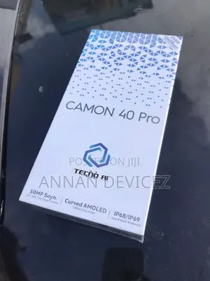 New Tecno Camon 40 Pro 4G 256 GB Black