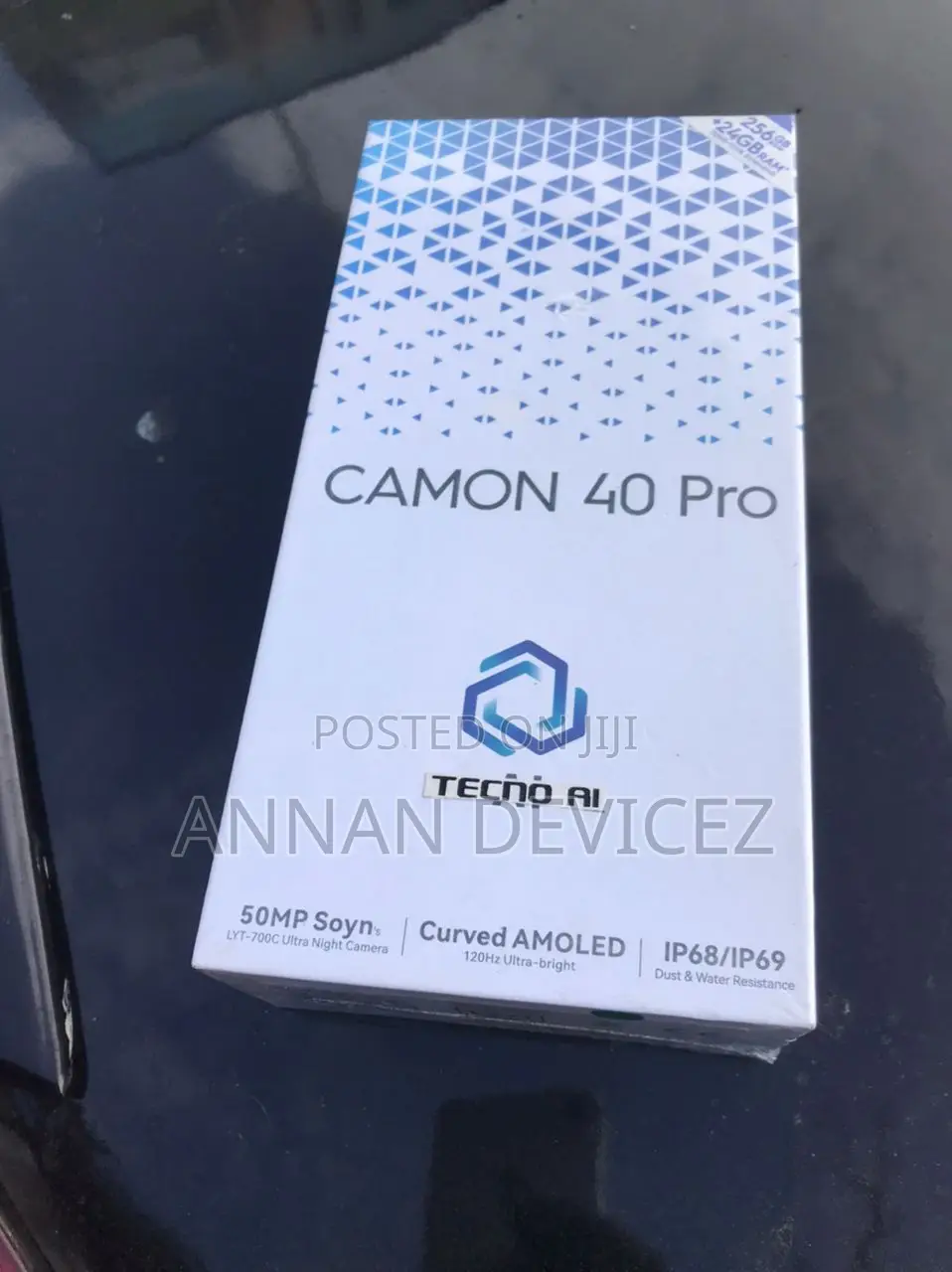 New Tecno Camon 40 Pro 4G 256 GB Black
