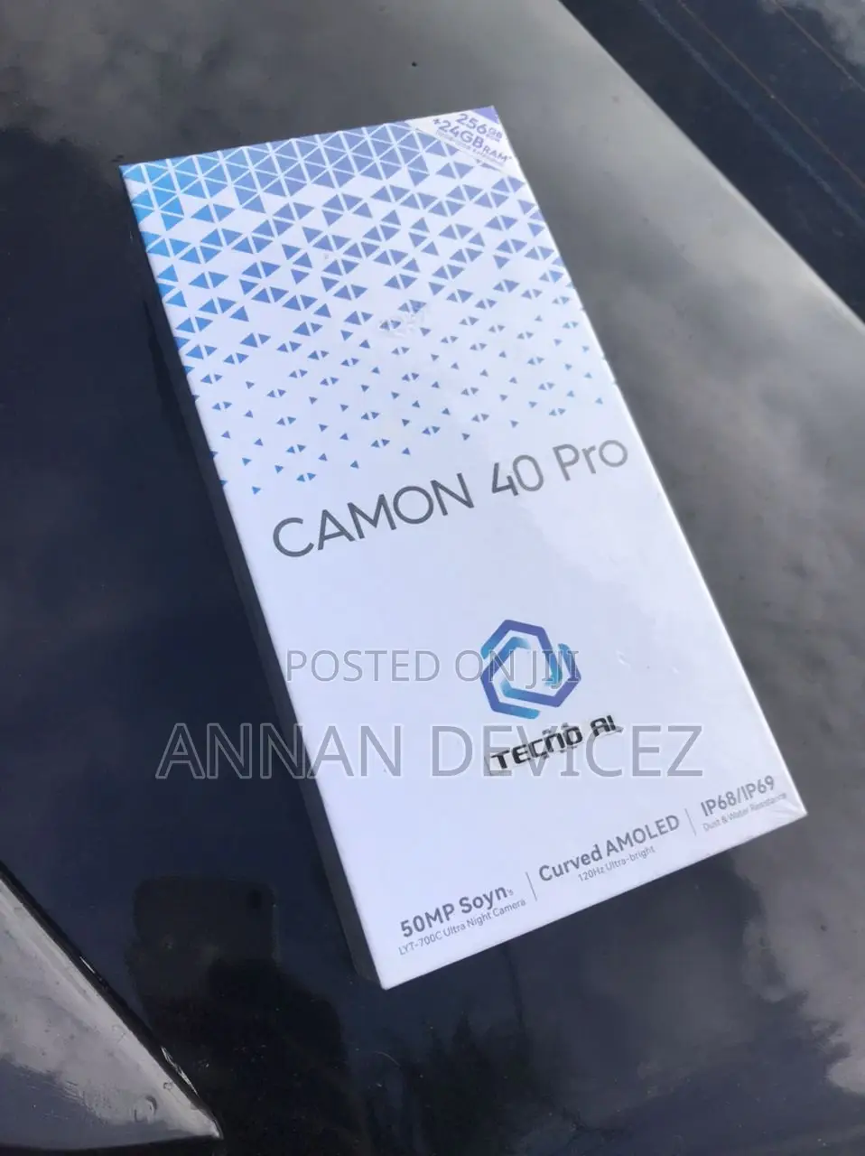 New Tecno Camon 40 Pro 4G 256 GB Black