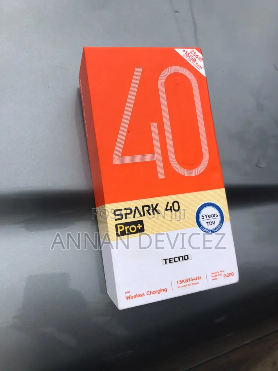 New Tecno Spark 40 Pro+ 256 GB Black