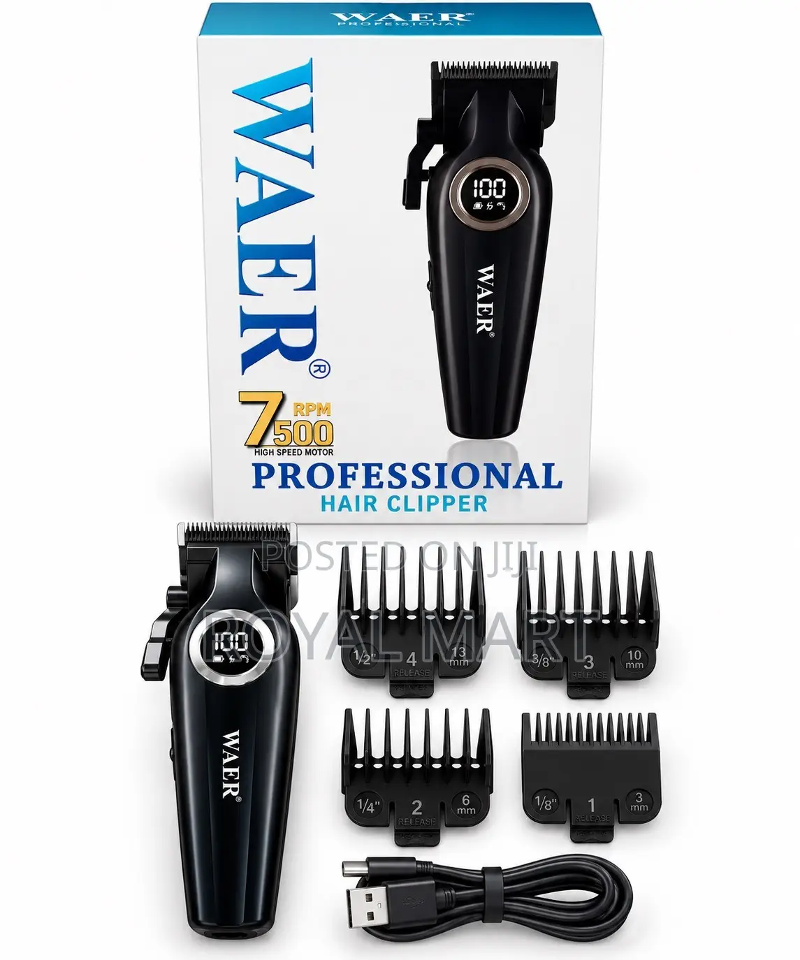 WAER Professional Hair Clipper – WA-6202