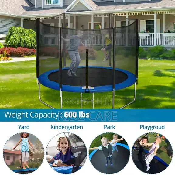 8FT Trampoline for Kids and Adults