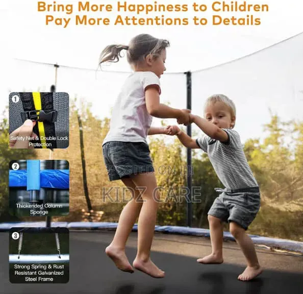 8FT Trampoline for Kids and Adults