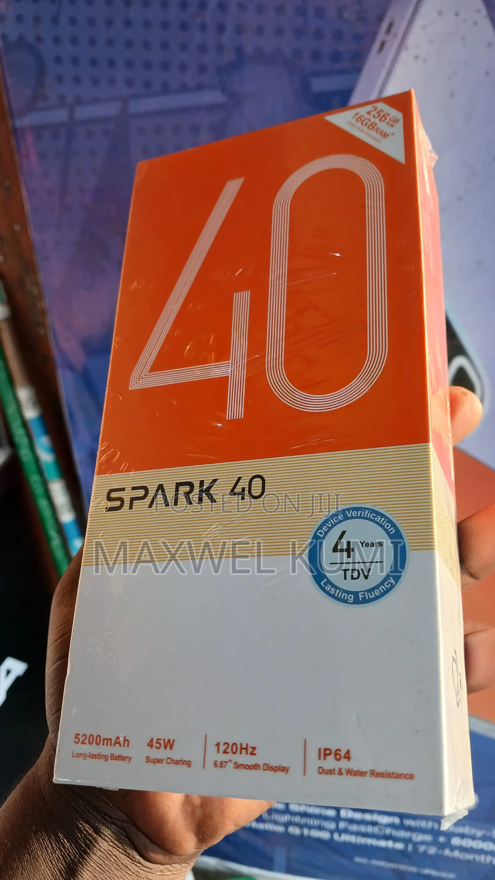 New Tecno Spark 40 256 GB Gray