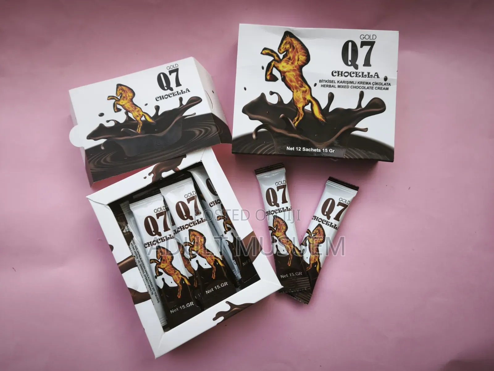 Q7 Chocolate Paste for Female Ejaculation - Full Pack Unisex Chocella