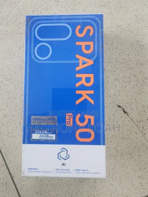 New Tecno Spark 50 Pro 256 GB Black