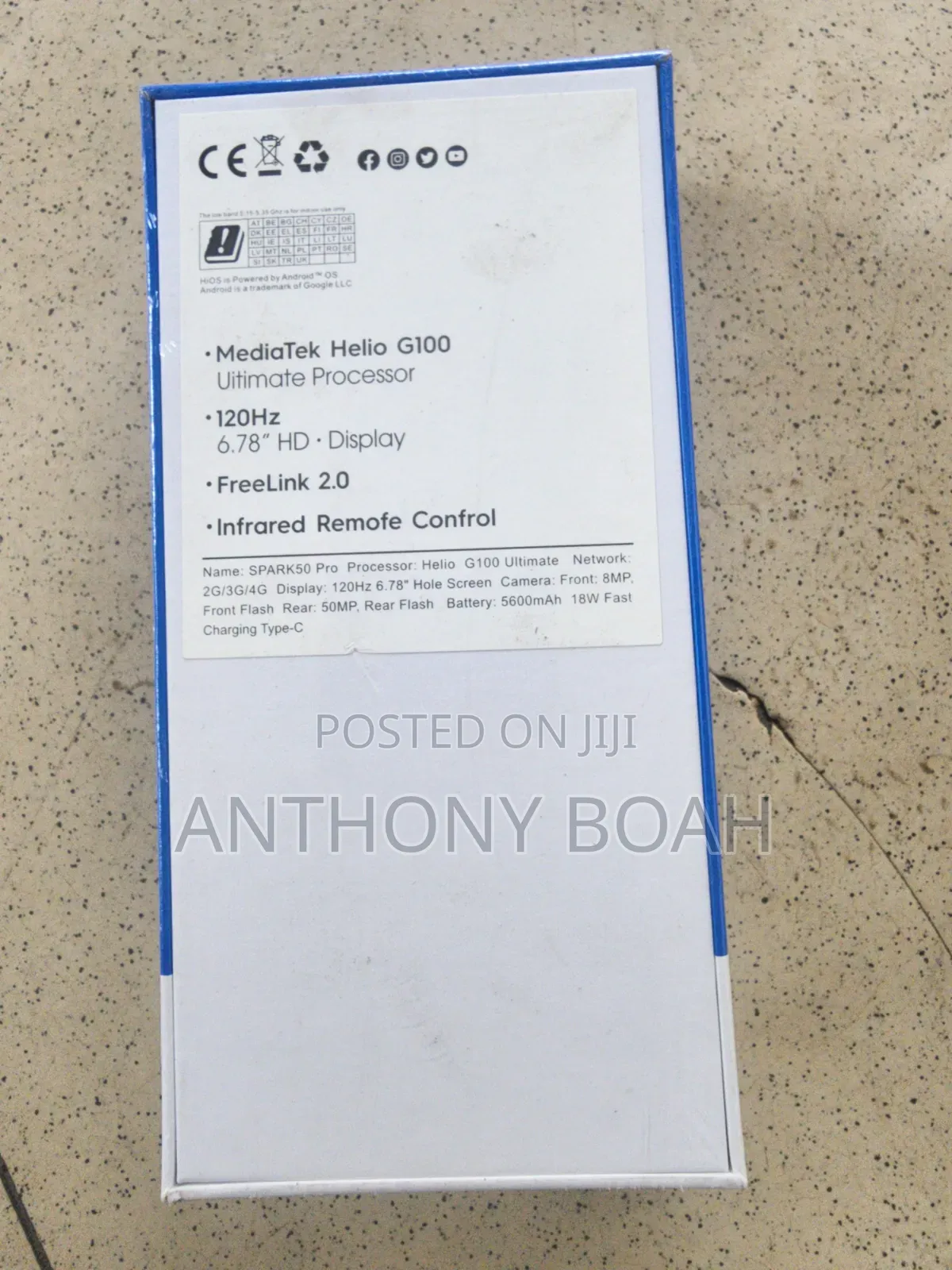 New Tecno Spark 50 Pro 256 GB Black