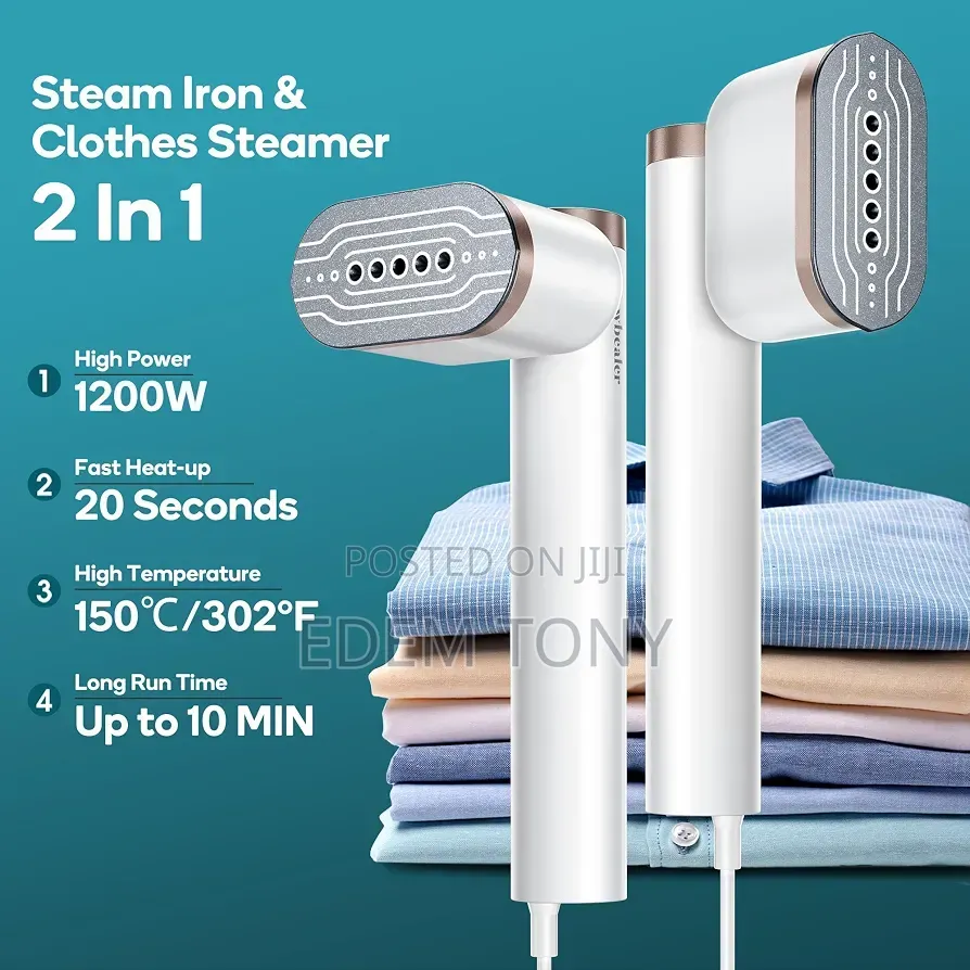 Newbealer Pro Handheld Garment Steamer (Model NB316C)
