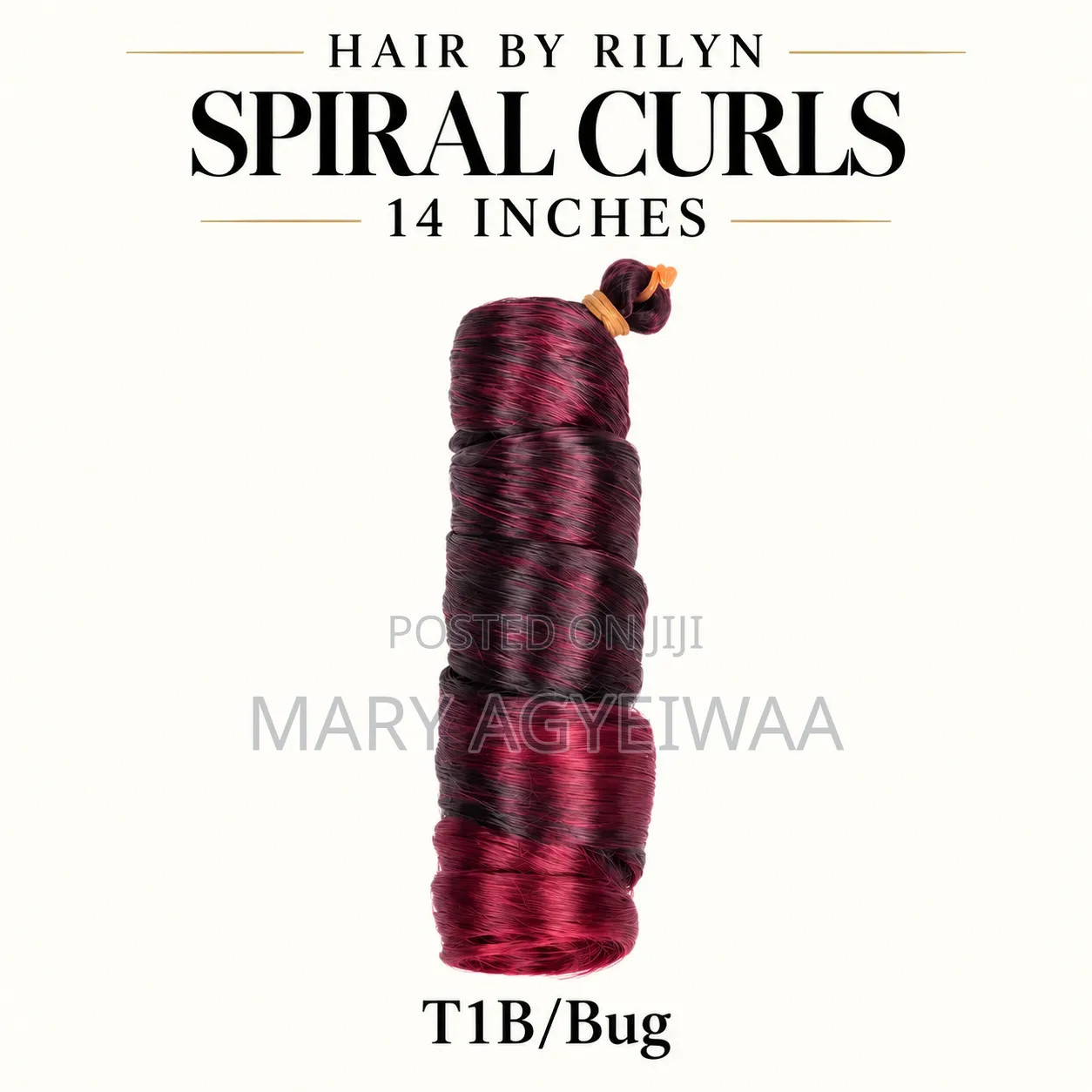 14 Inches French Curl Braiding Extensions – 3 Colours