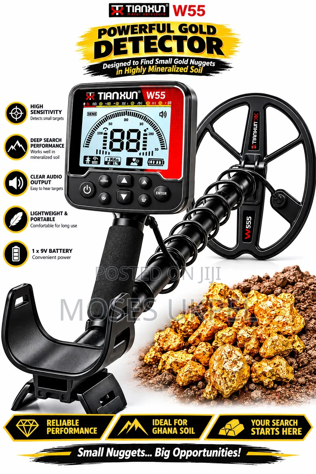 Gold Machine, Fully Waterproof Ip68