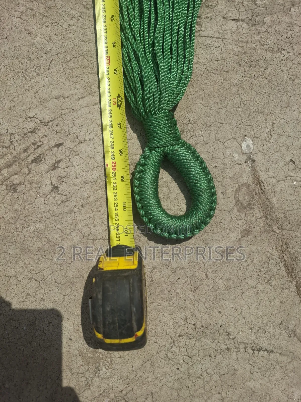 Heavy-Duty Braided Green Nylon Cargo Net / Hanging Hammock Mesh