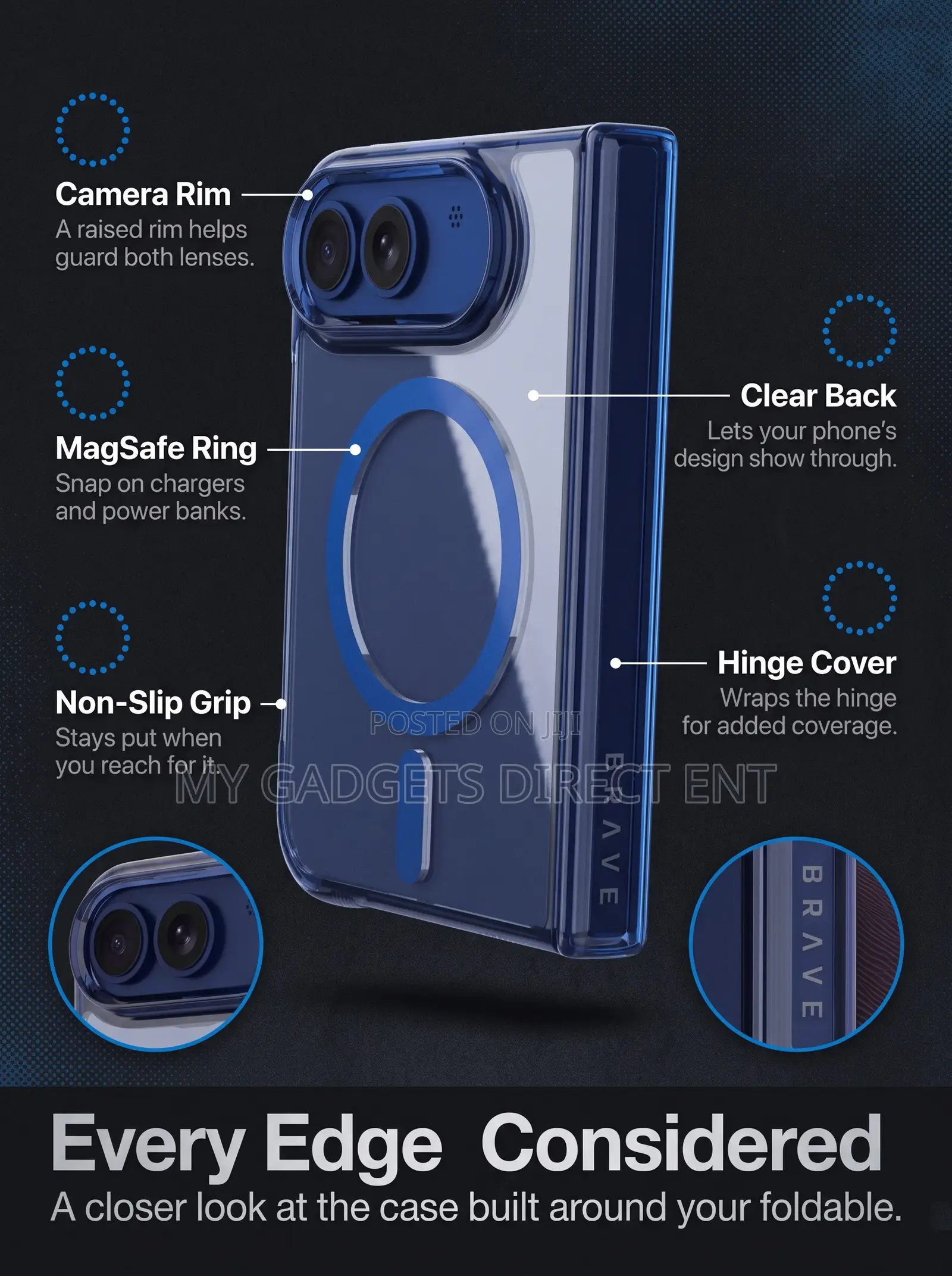 BRAVE Guard iPhone Duo Protective Case – MagSafe, 3M Drop Protection