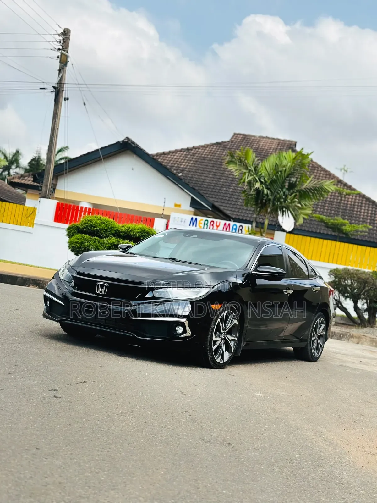 Honda Civic Touring Sedan 2019 Black