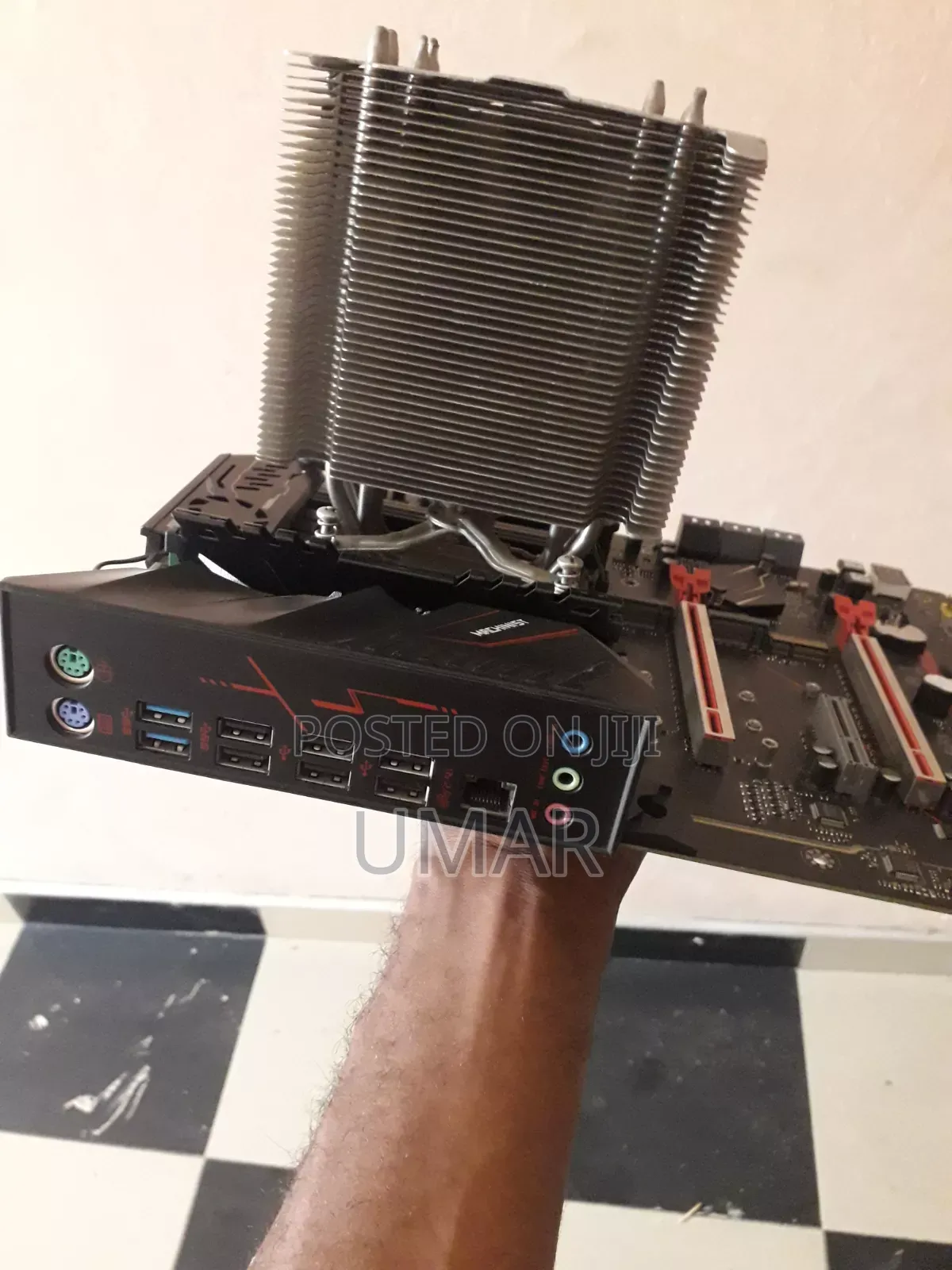 Intel Xeon I7 Motherboard + Cpu+ Cooler and Ram 16GB Ddr4