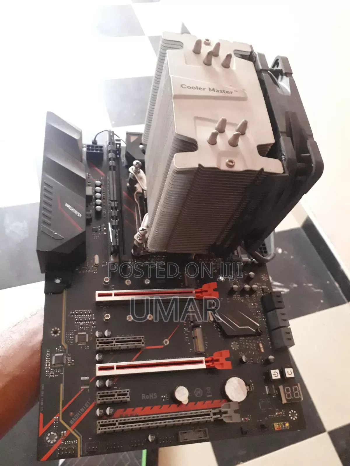 Intel Xeon I7 Motherboard + Cpu+ Cooler and Ram 16GB Ddr4