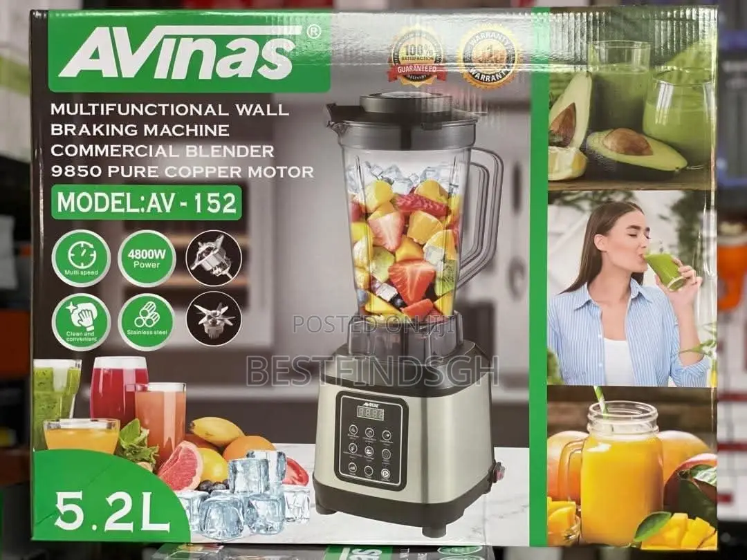 Avinas 5.2L Commercial Digital Blender
