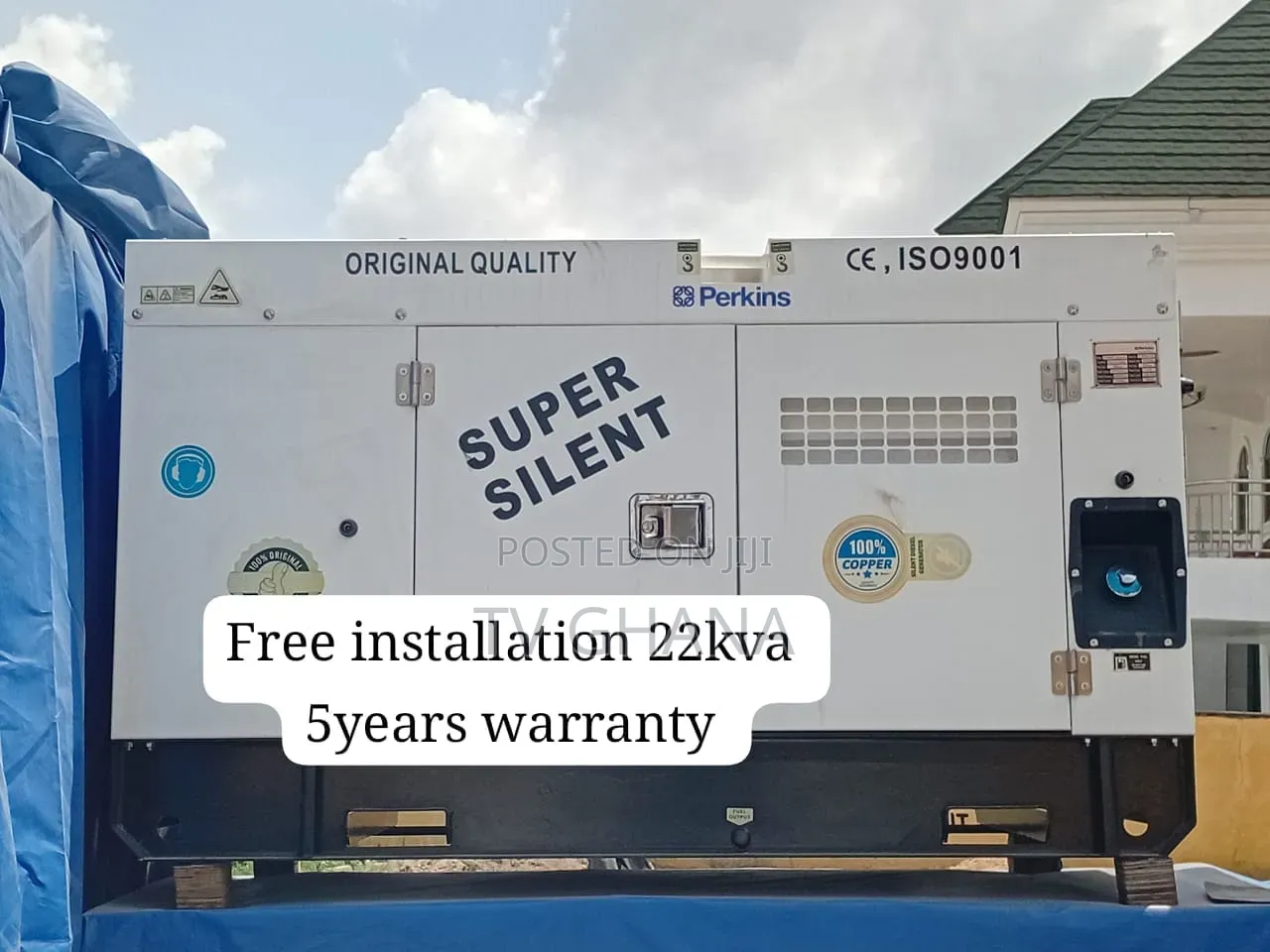 Powerful Perkins 22KVA Diesel Genset – Built for Reliable 22kva