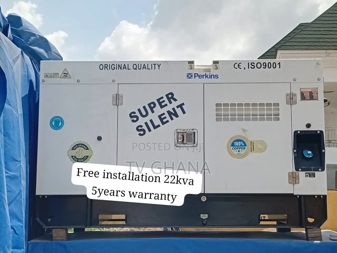 Powerful Perkins 22KVA Diesel Genset – Built for Reliable 22kva