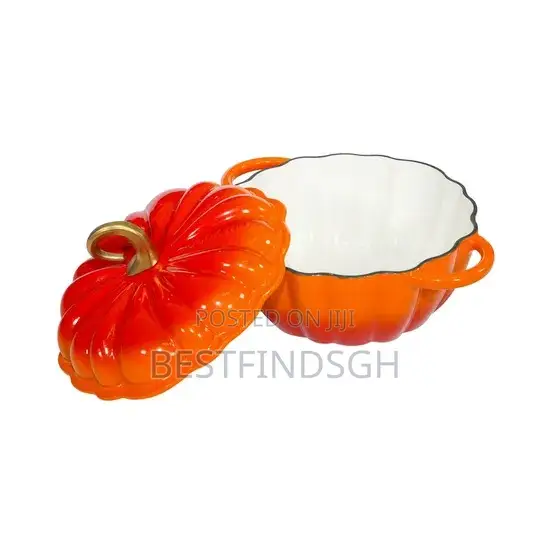 Enamelled Pumpkin Cast Iron Pot(26 Cm)