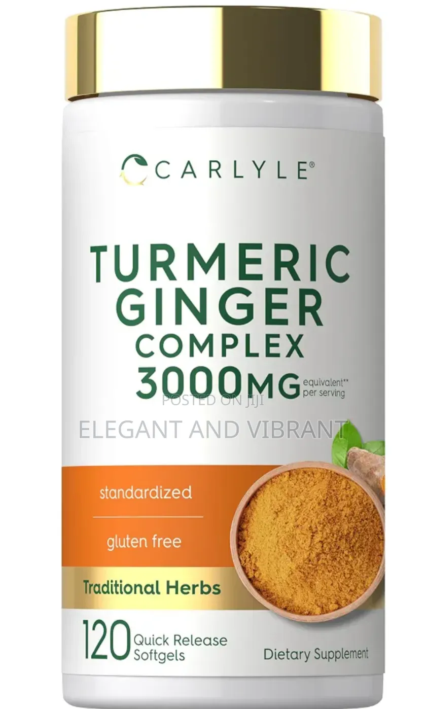 Turmeric and Ginger Complex 3000mg 120 Capsules