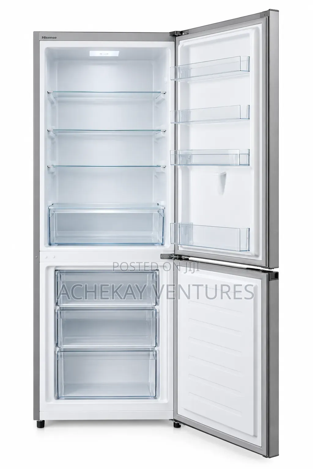 Hisense Refrigerator264 Lites Double Door Bottom Freezer