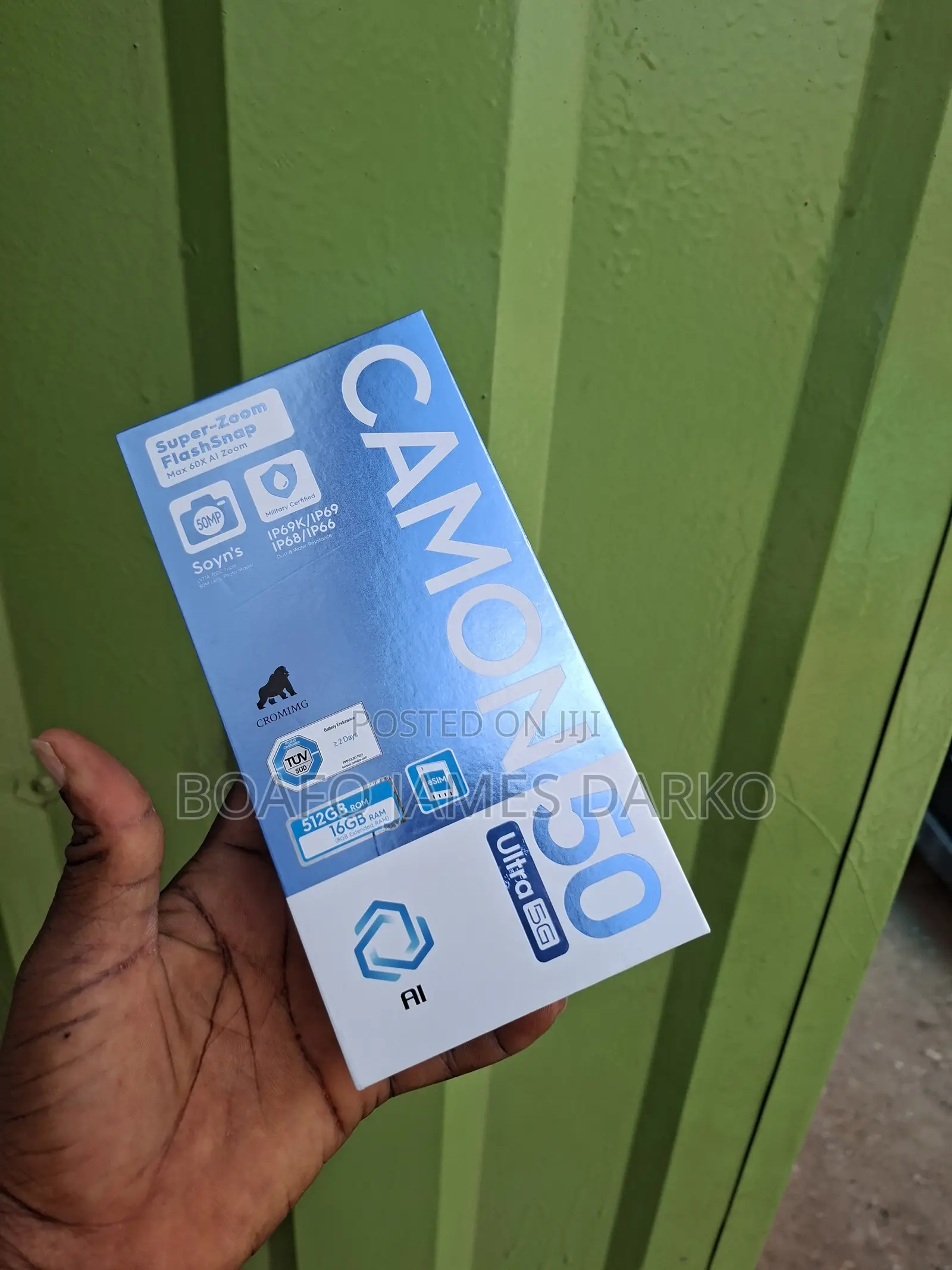 New Tecno Camon 50 Ultra 512 GB Black