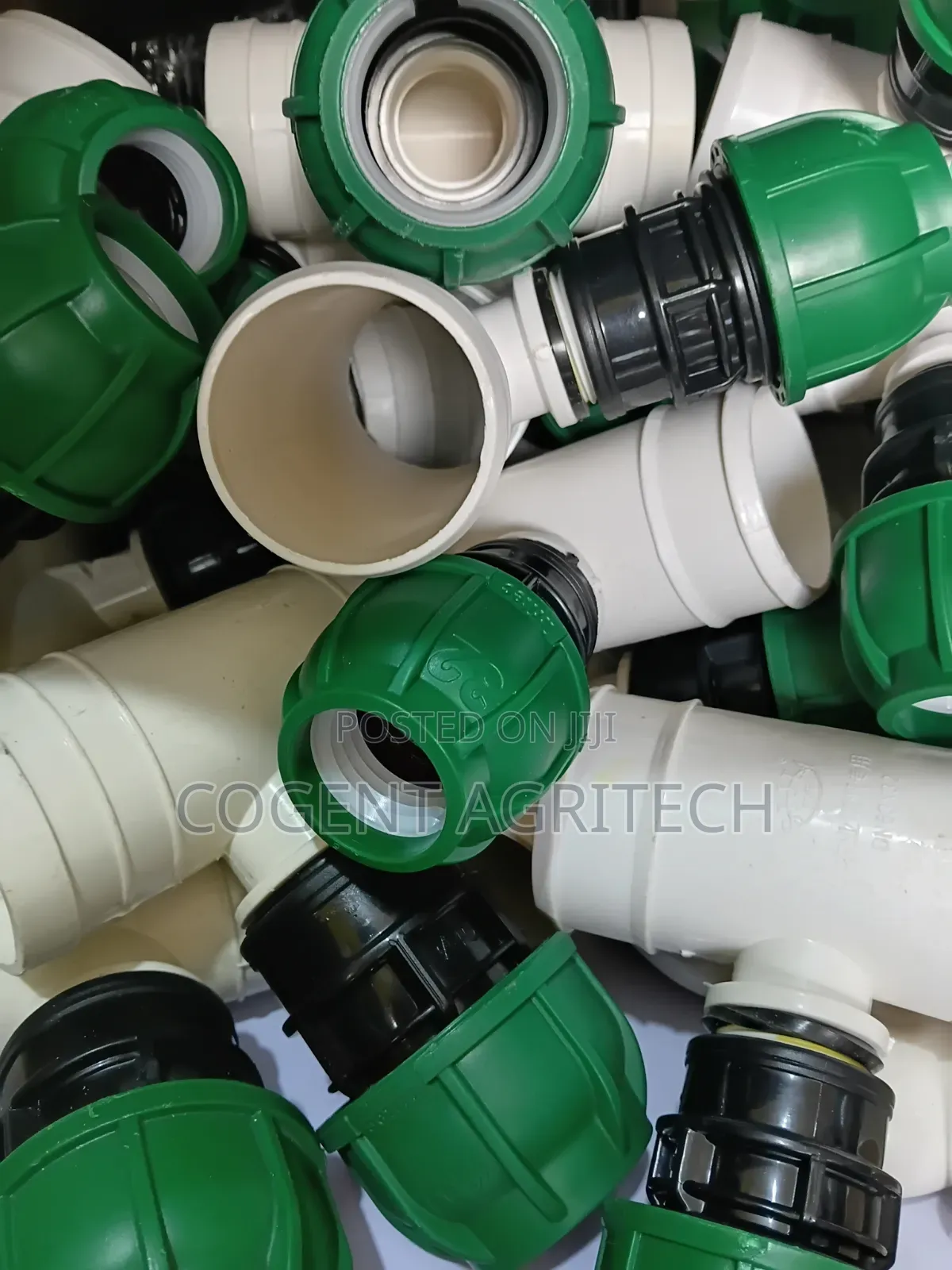 Layflat to PE Irrigation Pipe Tee Connector