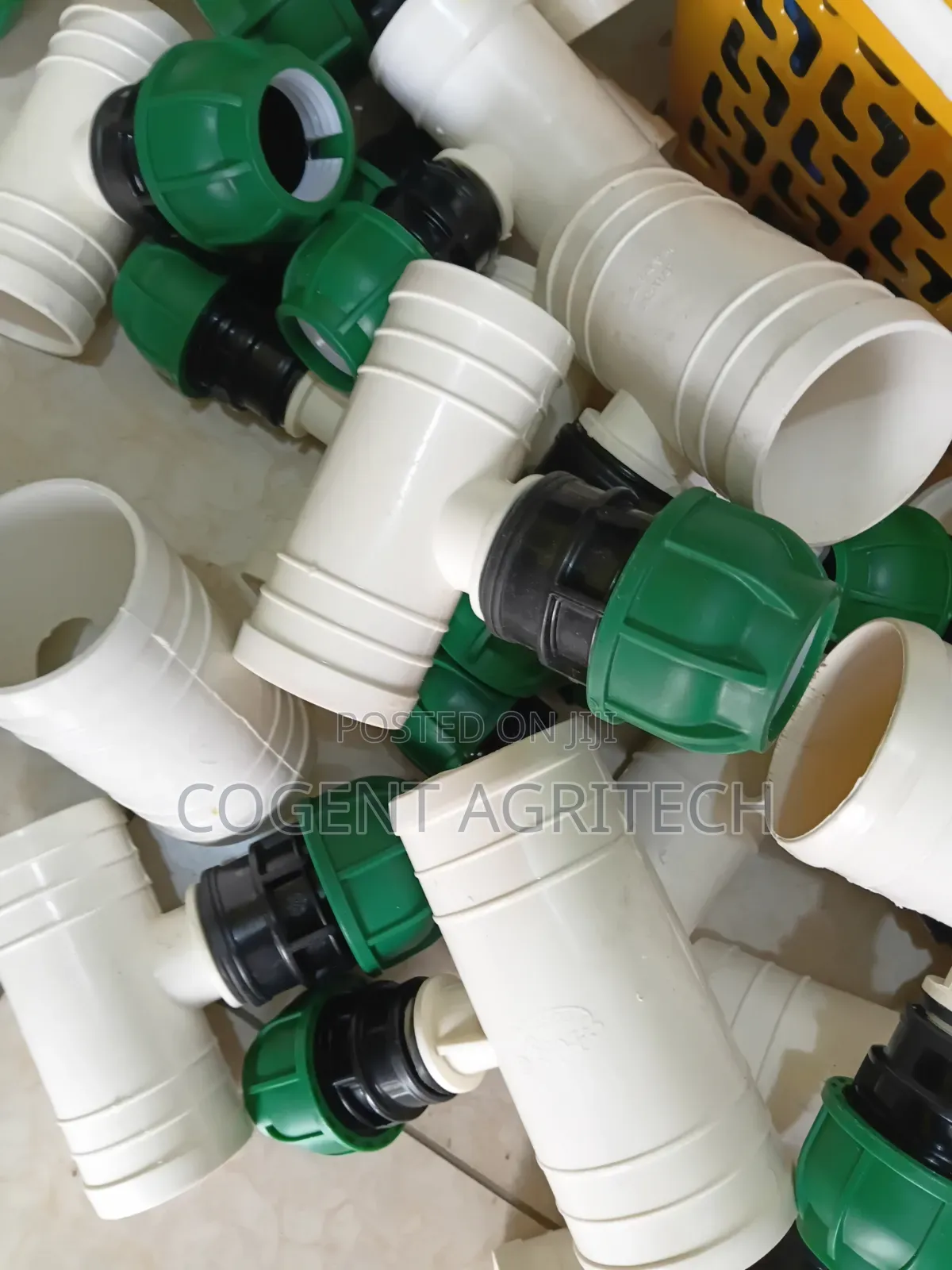 Layflat to PE Irrigation Pipe Tee Connector