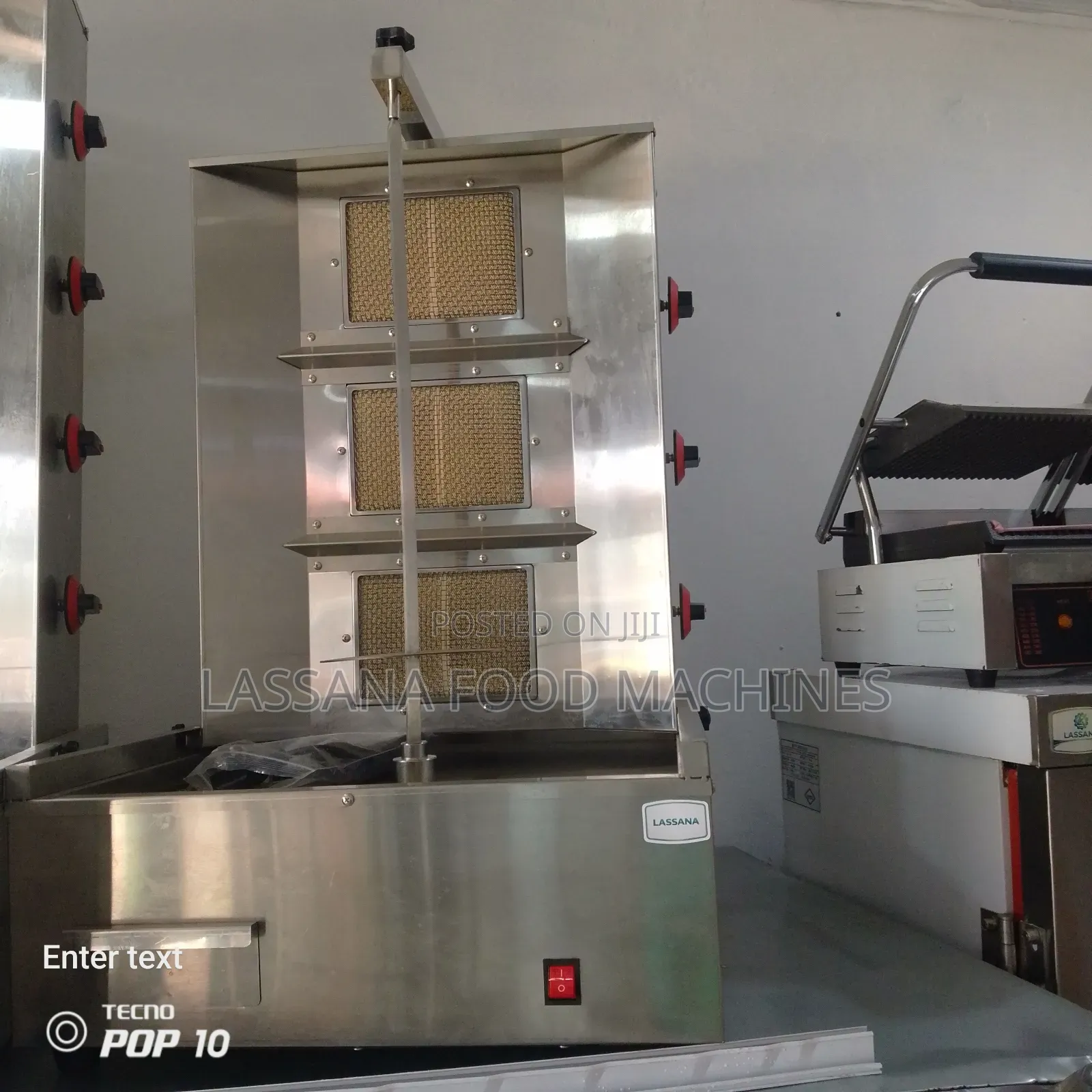 3 Burner Shawarma Machine Gas