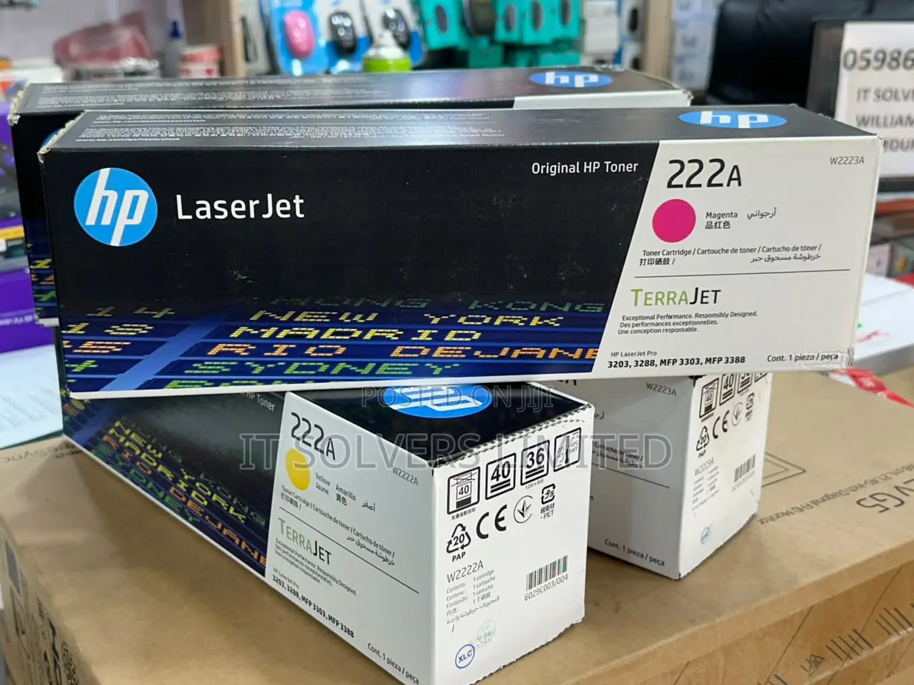 HP 222A (Colored) Original LaserJet Toner Cartridge (W2030A)