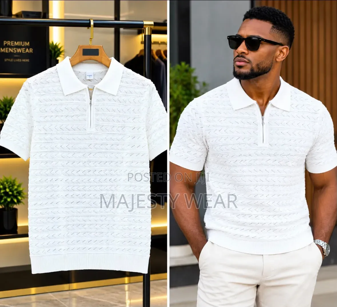 Turkish Zip Knitted Shirt