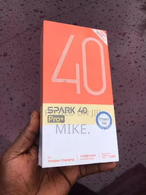 New Tecno Spark 40 Pro+ 256 GB Black