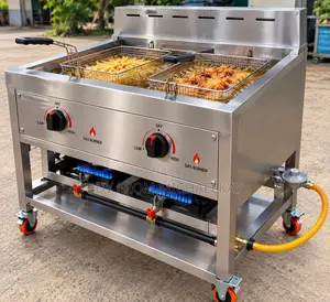 Commercial Double Basket Deep Fryer