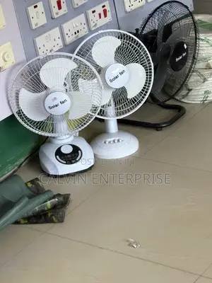 Solar Table Top Fan With Bluetooth