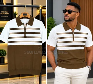 Quality Quarter Zip Knitted Club T Available for Men