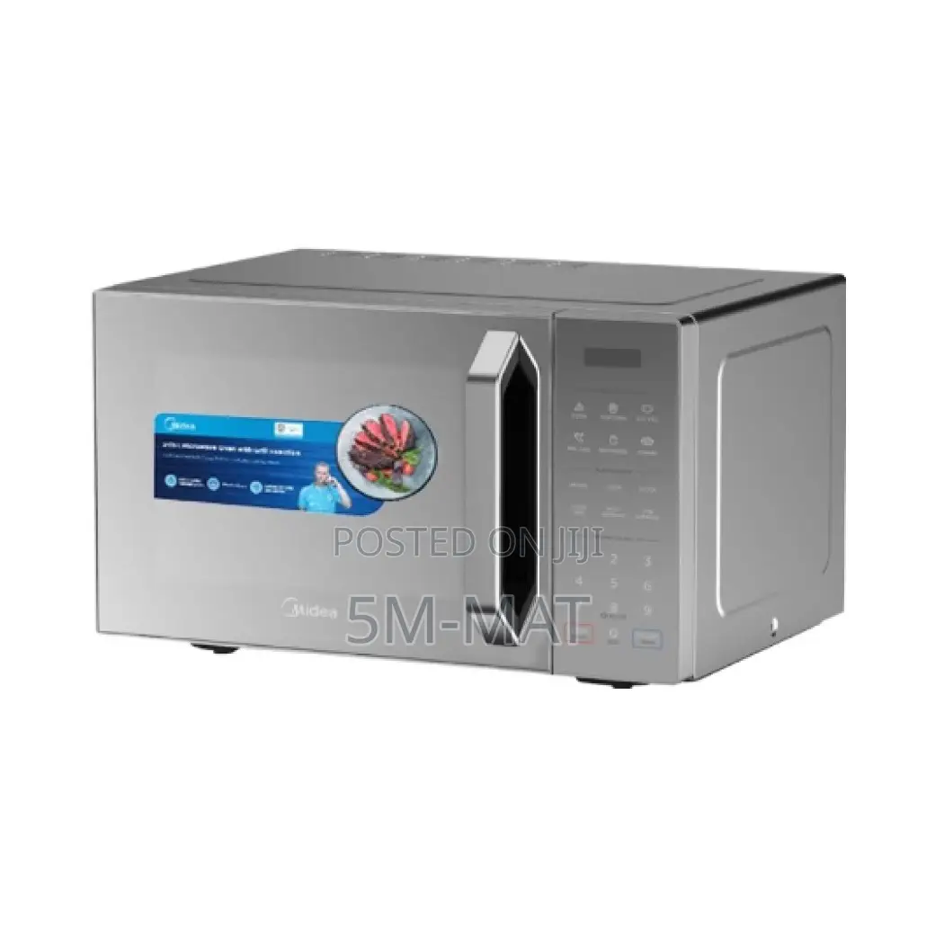 Microwave Oven 30L, 900W, Digital Control With Grill & Silver Panel