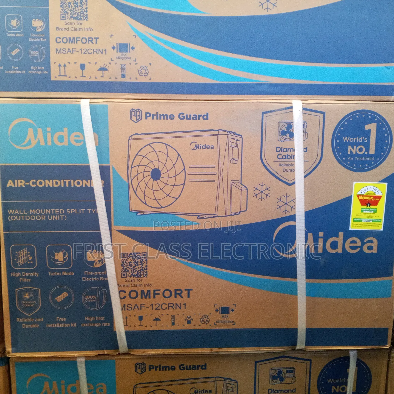 Midea Prime Guard Split Type 1.5hp Air-Conditioner 1.5hp
