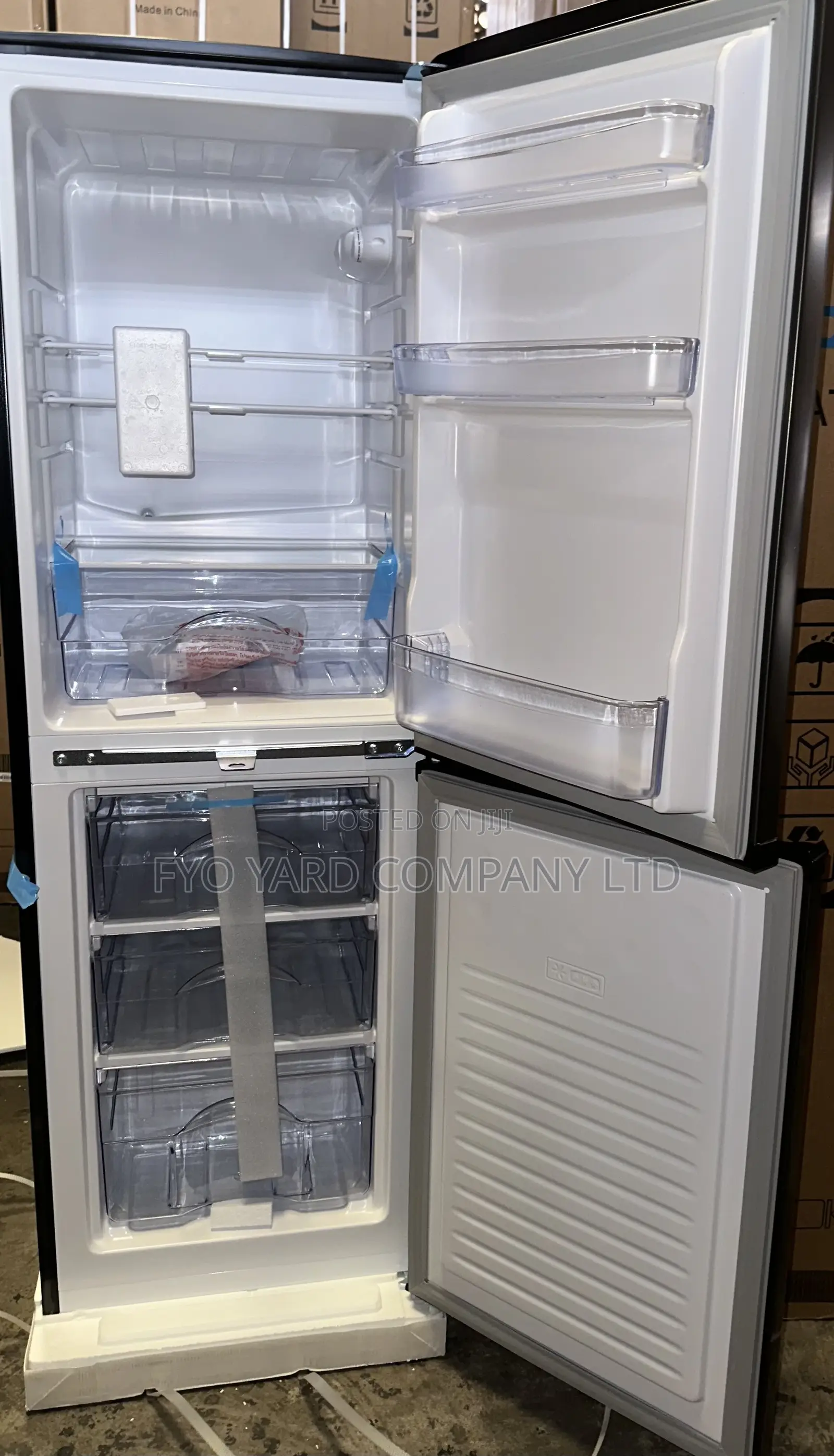 196litre Double Door Bottom Freezer Nasco Refrigerator